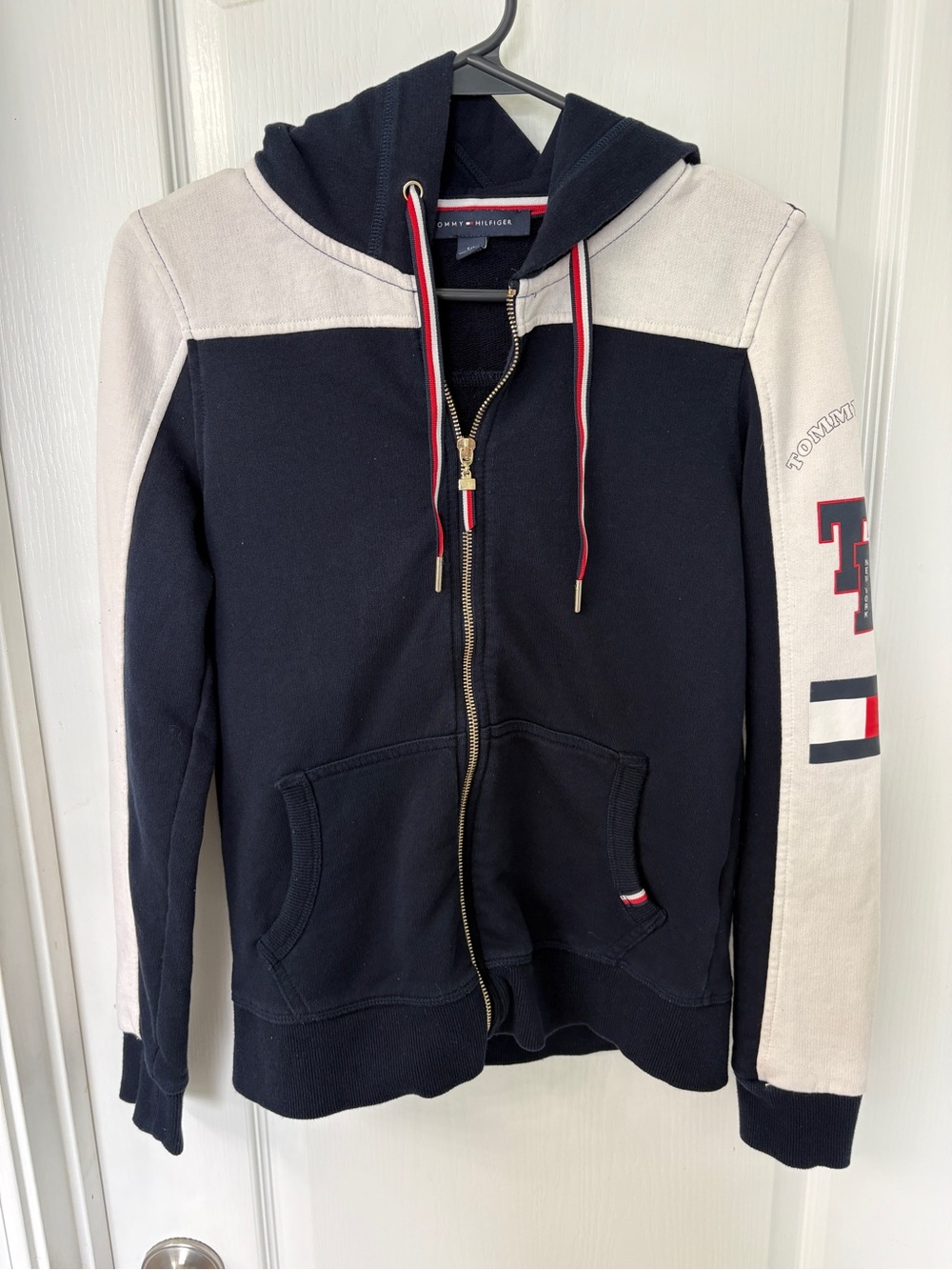 Tommy Hilfiger Zip Up Hoodie Size Small